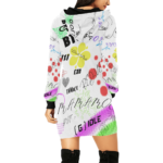 KPOP Band Print Hoodie Mini Dress