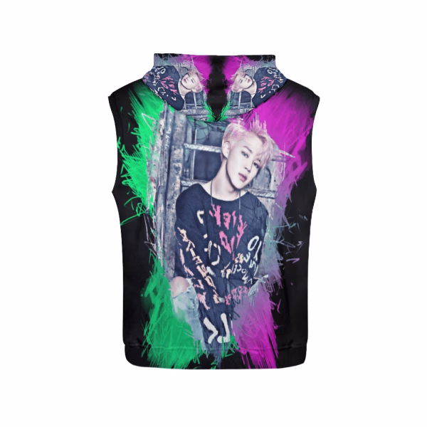BTS Jimin Women's Sleeveless Hoodie