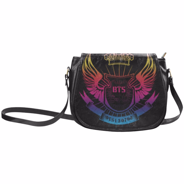 BTS Logo Color Shadow Saddle Bag