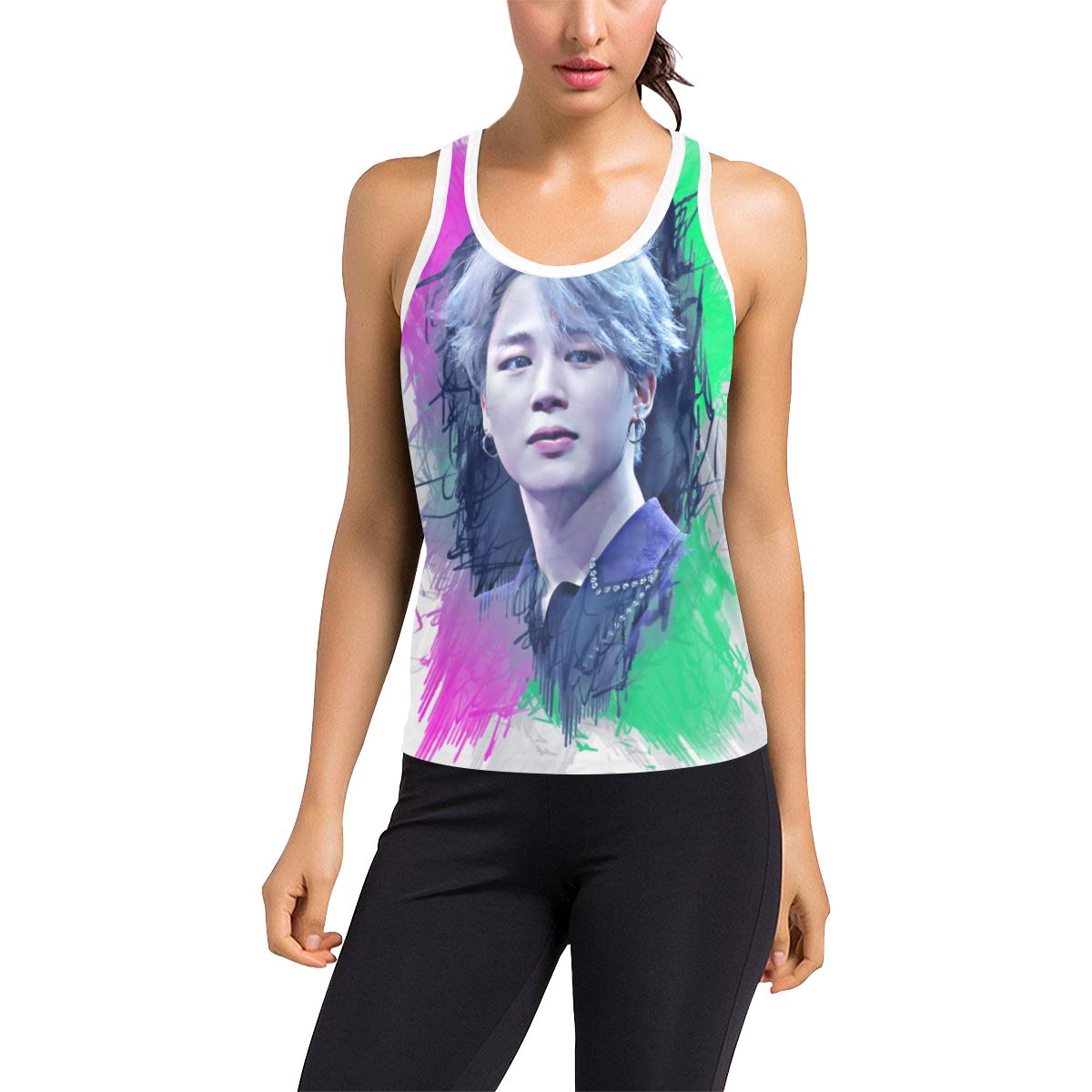 BTS Jimin Racerback Tank Top