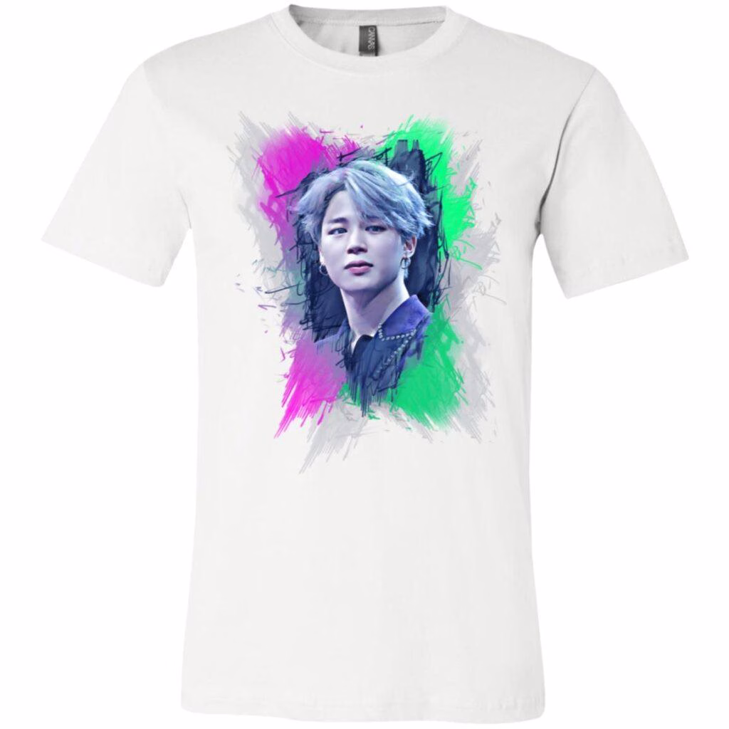 BTS Jimin Image Unisex Jersey T-Shirt BTS Jimin Image Unisex Jersey T-Shirt