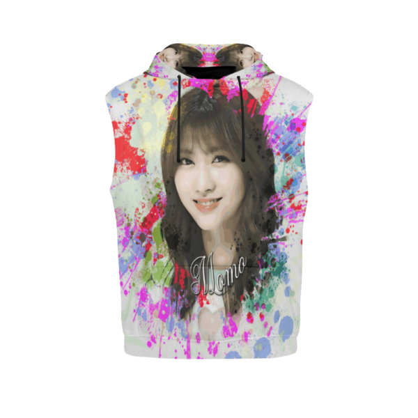 Twice Momo Women's Sleeveless Hoodie