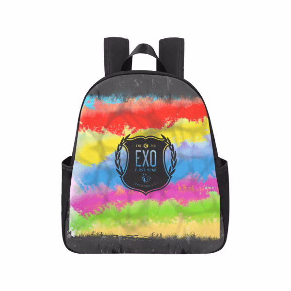 EXO Logo Colorful School Bag