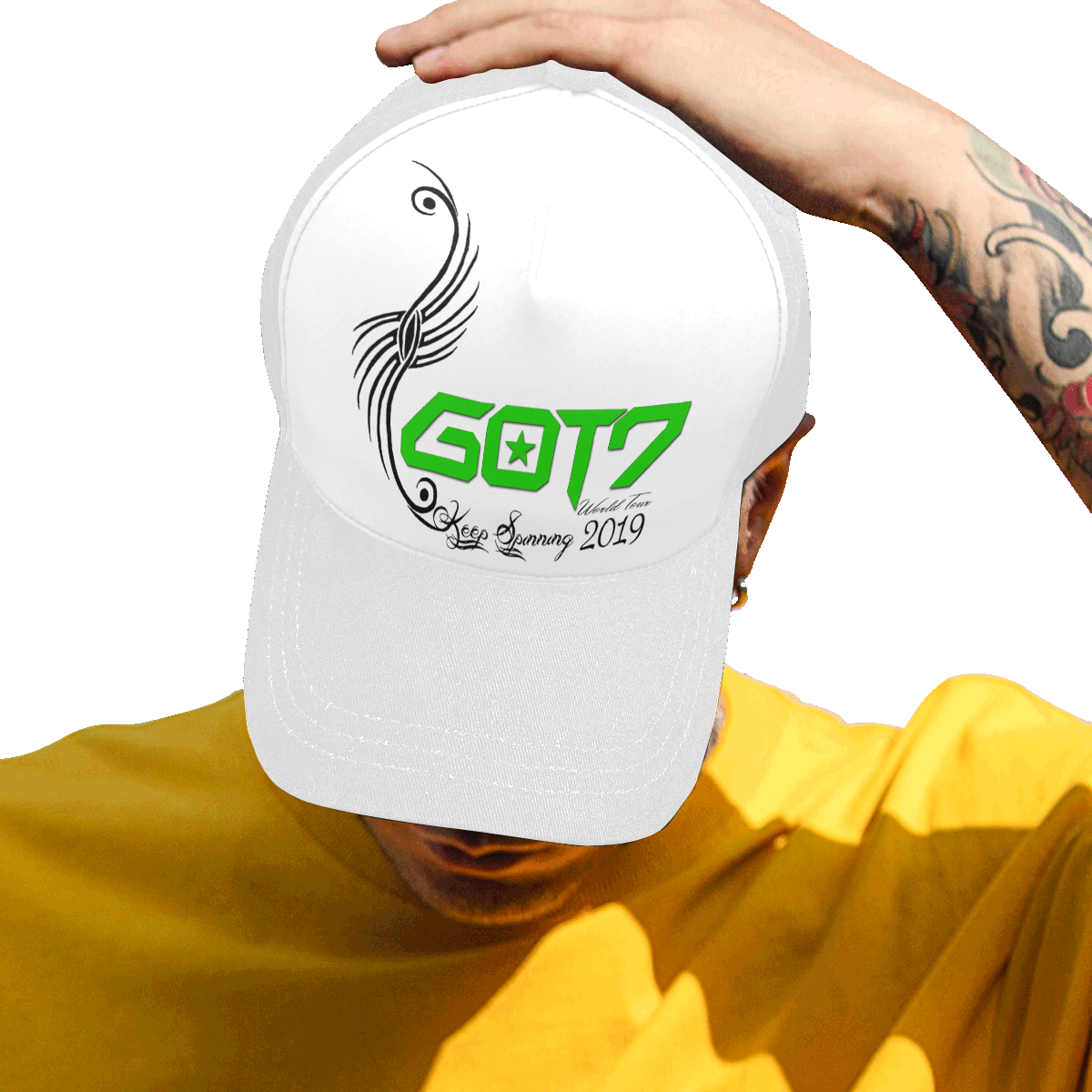 GOT7 Logo World Tour 2019 Unisex Baseball Cap - Image 2