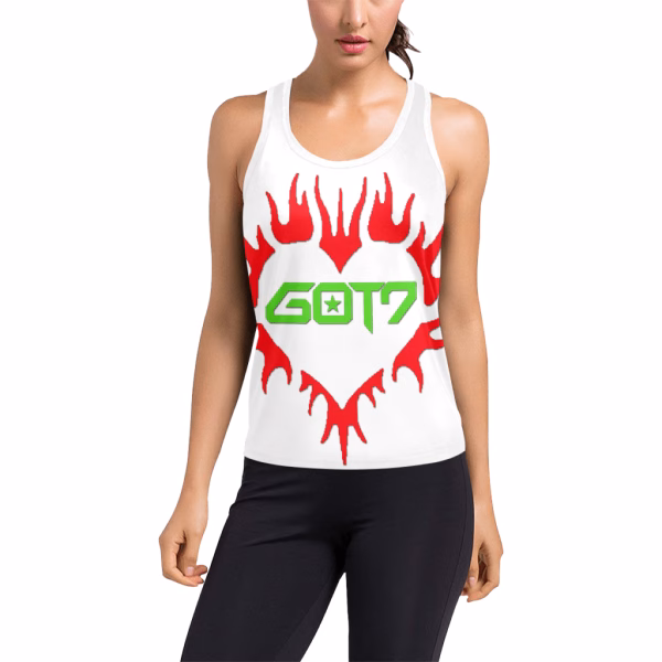 GOT7 Heart Logo Racerback Tank Top