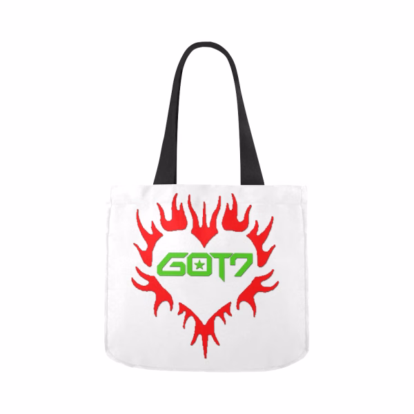 GOT7 Heart Logo Canvas Tote Bag