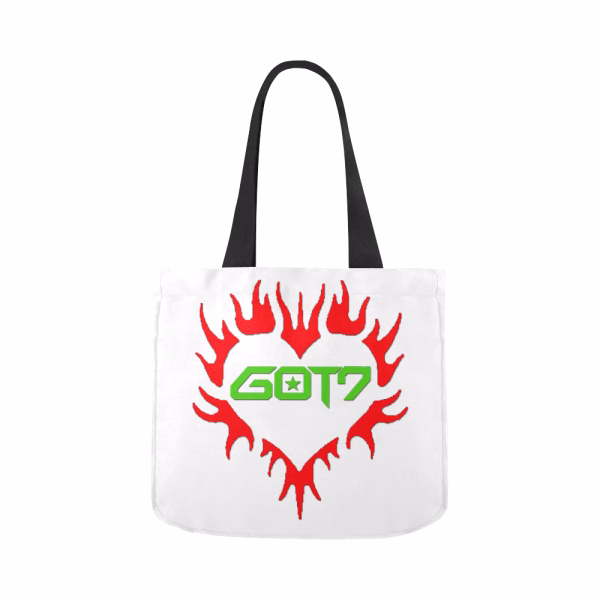 GOT7 Heart Logo Canvas Tote Bag