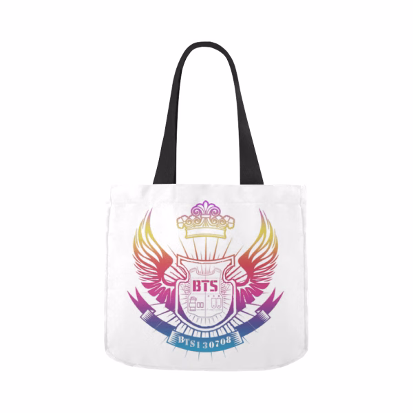 BTS Logo Canvas Tote Bag