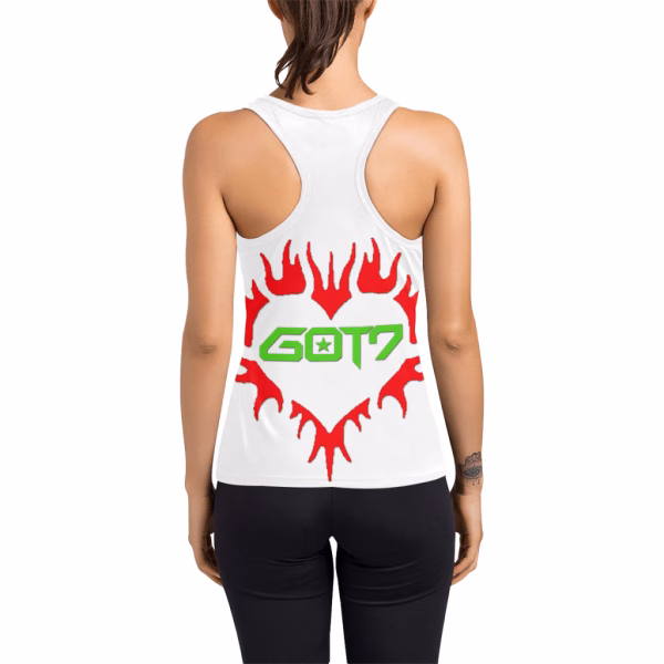 GOT7 Heart Logo Racerback Tank Top