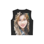 Twice Sana Women's Sleeveless Hoodie