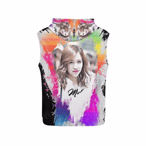 Twice Mina Women's Sleeveless Hoodie