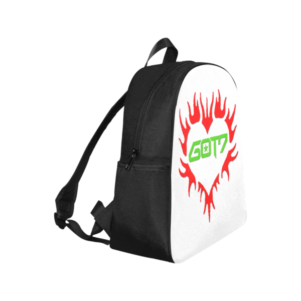 GOT7 Heart Logo Multi-Pocket Backpack