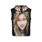 Twice Sana Women's Sleeveless Hoodie