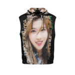Twice Sana Women's Sleeveless Hoodie