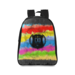 EXO Logo Colorful School Bag