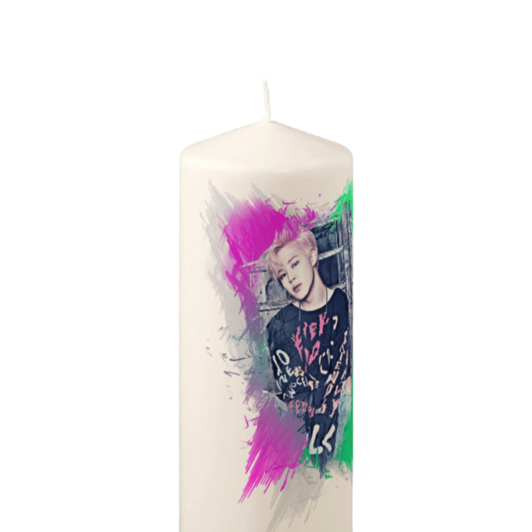 BTS Jimin Picture Pillar Candle