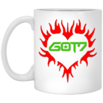 GOT7 Heart Logo White Mug