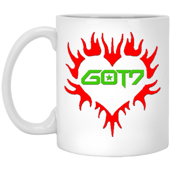 GOT7 Heart Logo White Mug