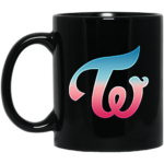 Twice Logo Black Mug