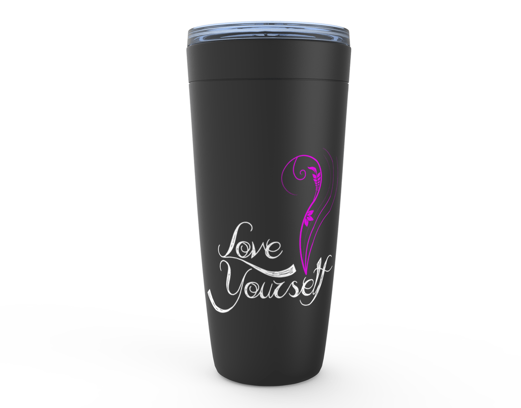 Love Yourself Black Viking Tumblers