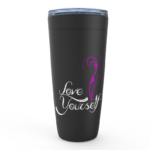 Love Yourself Black Viking Tumblers