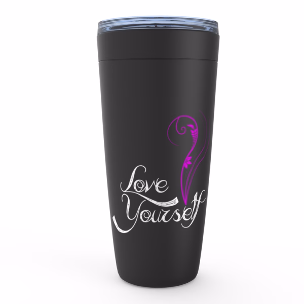 Love Yourself Black Viking Tumblers