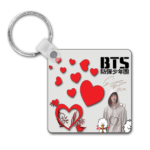 BTS Jin Square Keyring