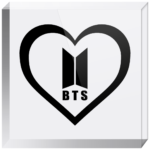 BTS Logo Acrylic Blocks