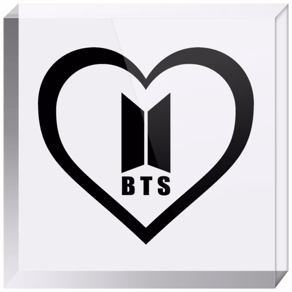 BTS Logo Acrylic Blocks