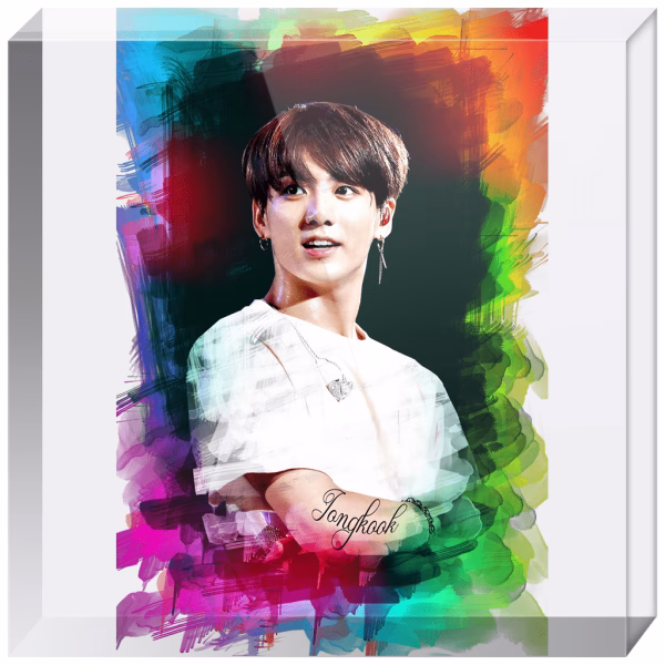 BTS Jungkook Acrylic Blocks