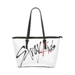 Stray Kids Leather Tote Bag