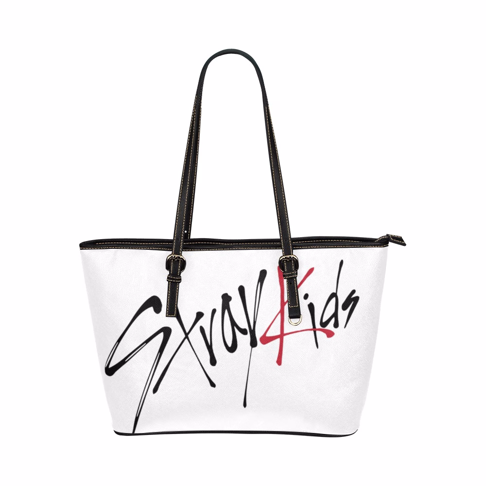 335eb0b93634abff5e3b4eecfff5ecb5-1.jpg Stray Kids Leather Tote Bag - Image 1