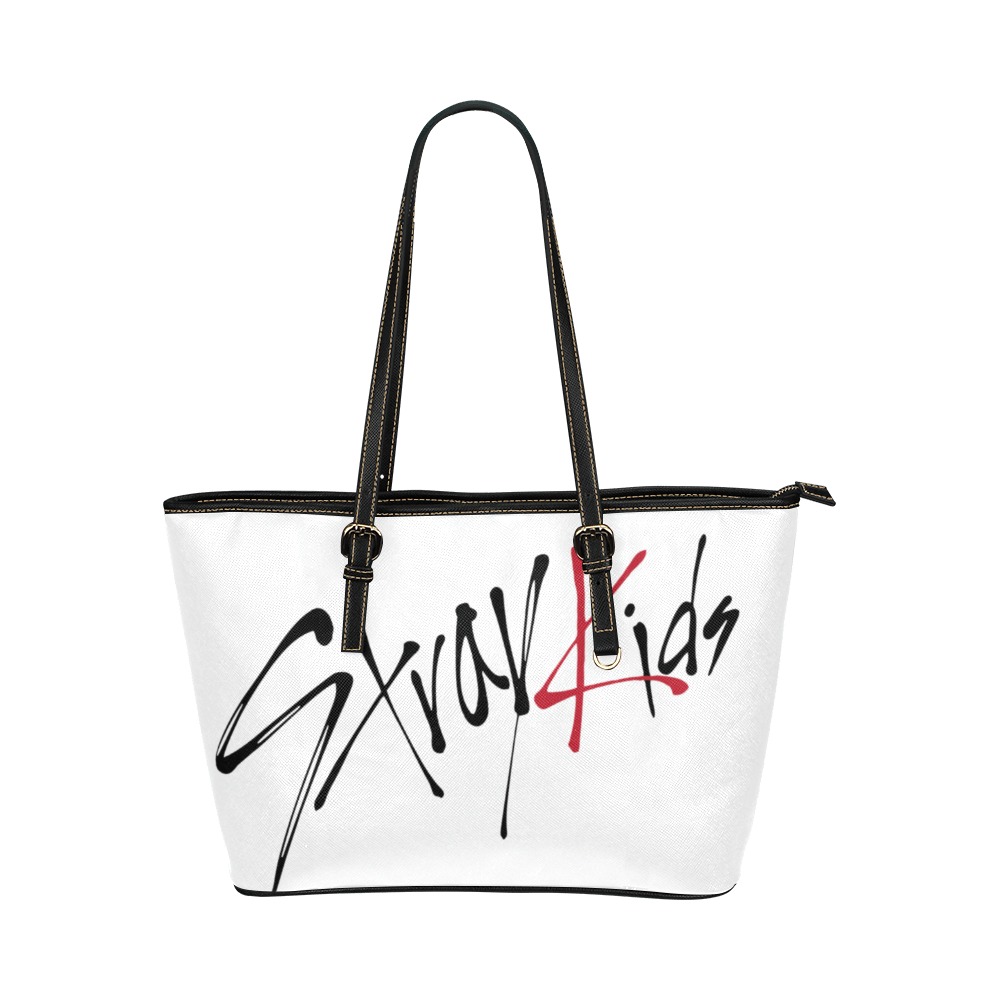 Stray Kids Leather Tote Bag