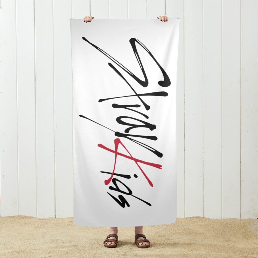 Stray Kids Logo Beach Towel