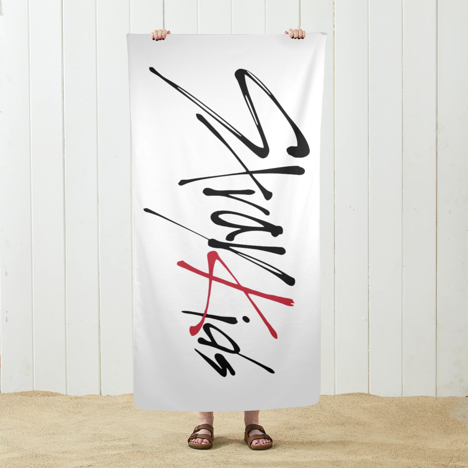 5bf92c4e23f05a74594d6166a4918362.jpg Stray Kids Logo Beach Towel - Image 3