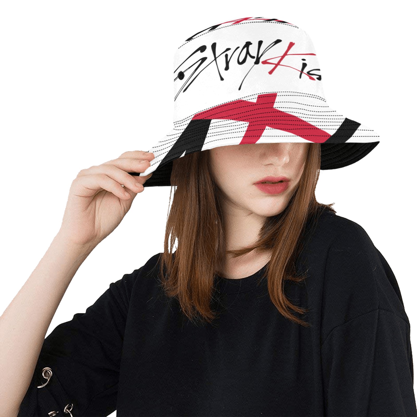 74b5102a20c1f88170bcff3e34c4cb6e.jpg Stray Kids Unisex Summer Single Layer Bucket Hat - Image 3