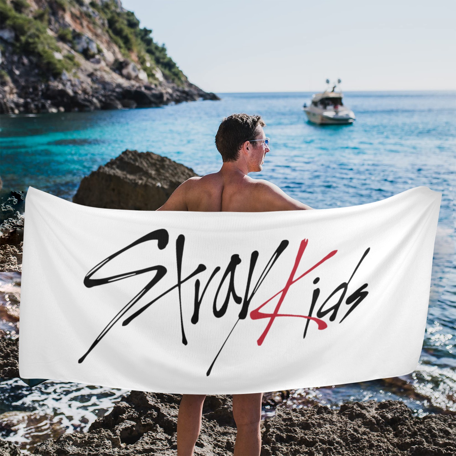 ff815fc1ee7b4720ace4f412a89ea973.jpg Stray Kids Beach Towel 31"x 71" - Image 4