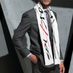 Stray Kids Warm Breathable White Velvet Scarf - Image 4