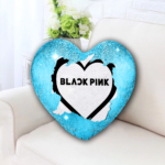 Blackpink Multicolor Heart Sequins Pillowcase - Image 3