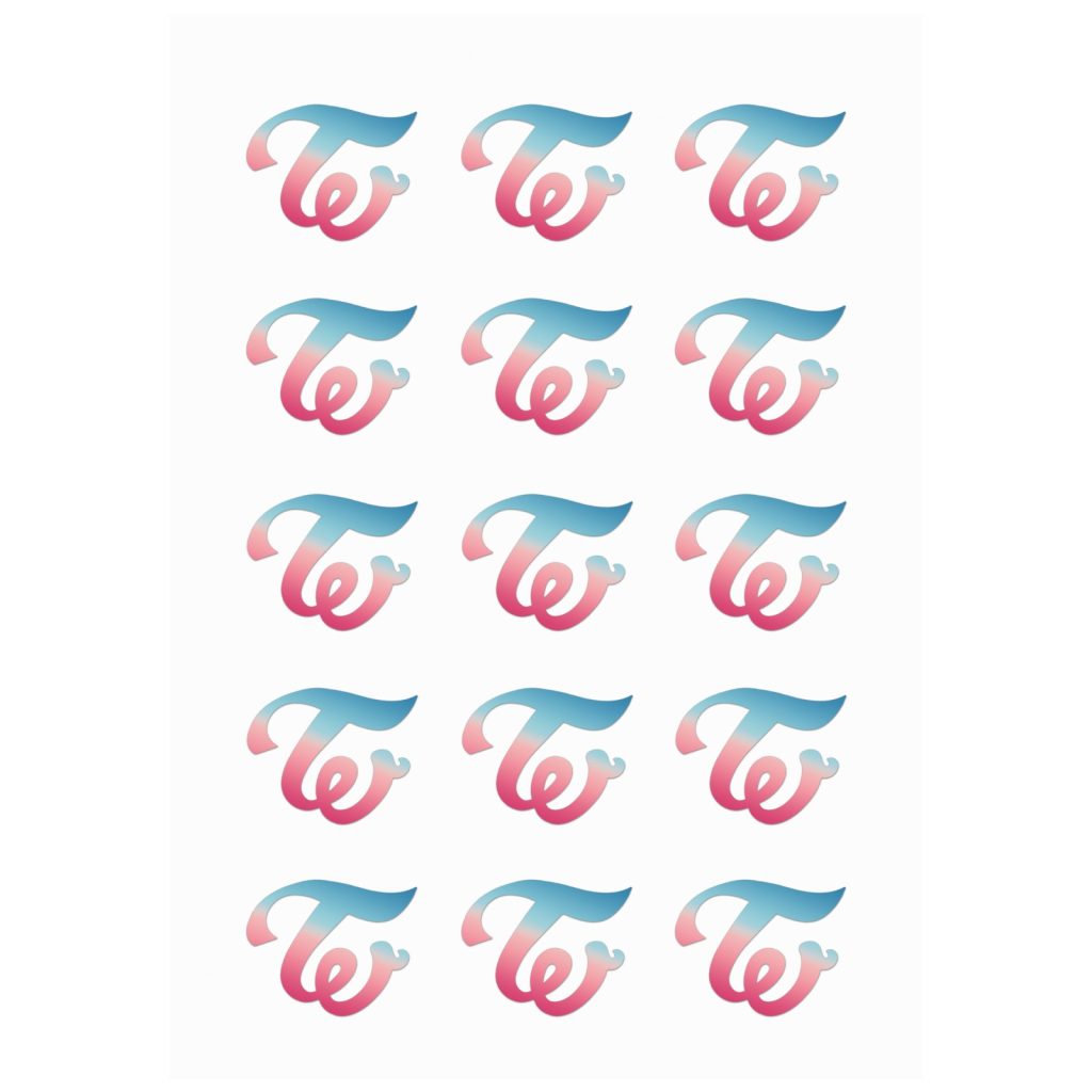 Twice Logo Temporary Tattoo Stickers