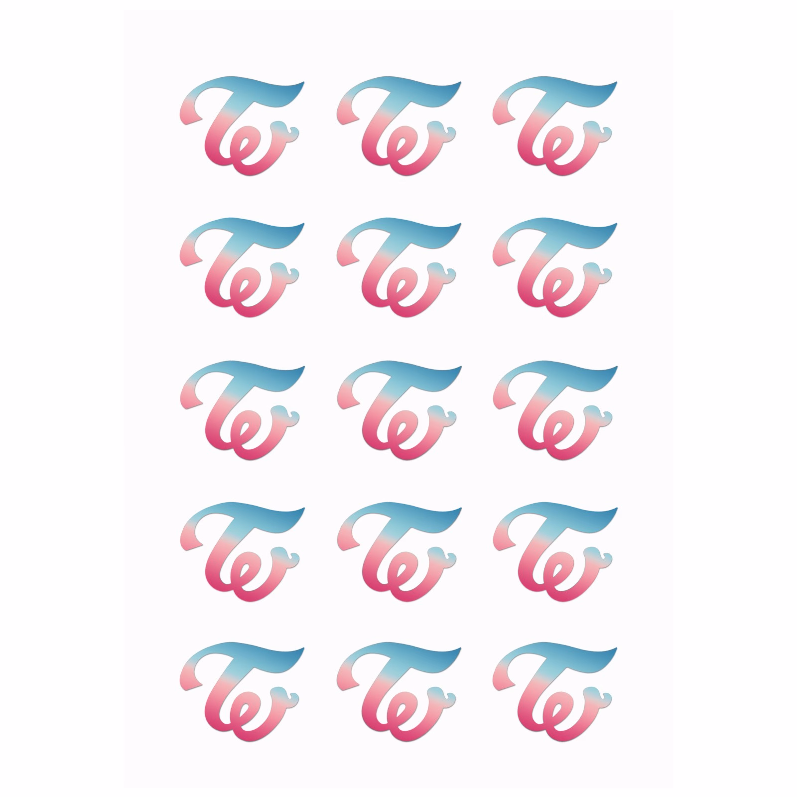 fb56188f6f016c770ec796e4aa2e6b7a.jpg Twice Logo Temporary Tattoo Stickers - Image 1