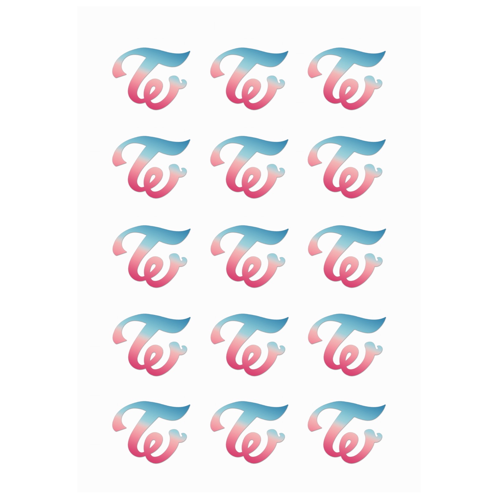 fb56188f6f016c770ec796e4aa2e6b7a.jpg Twice Logo Temporary Tattoo Stickers - Image 1