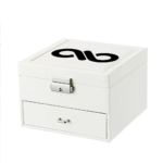 Infinite Lockable Leather Jewelry Box - Image 4