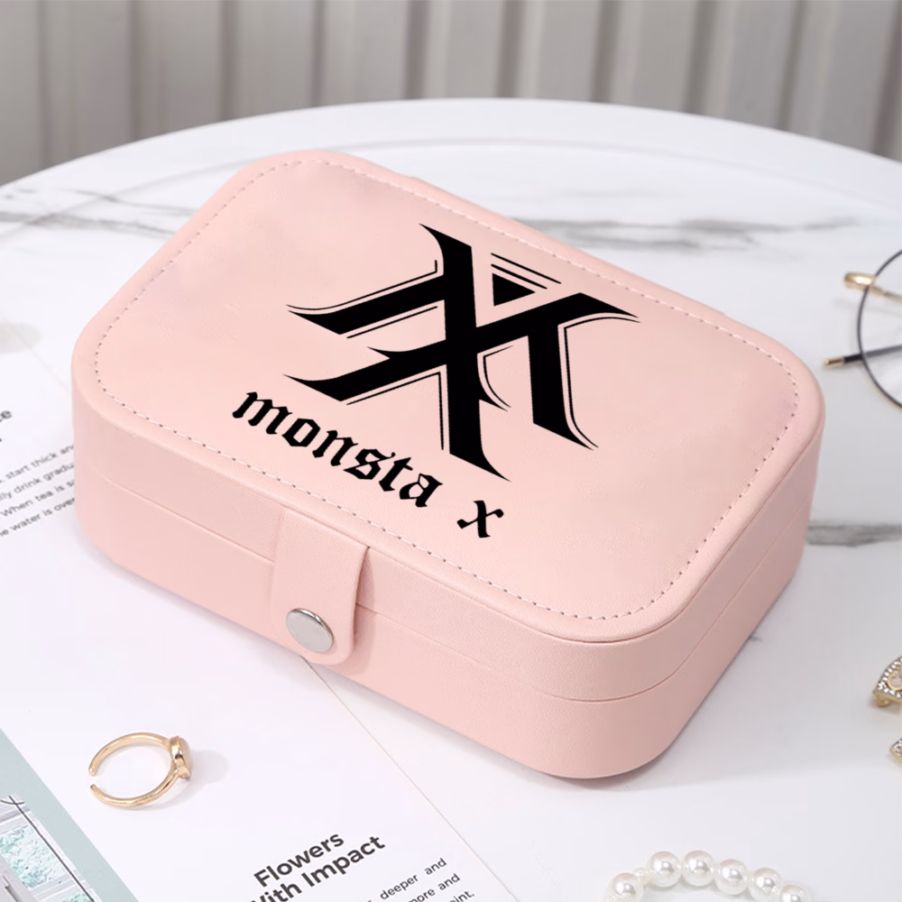 2f5e5e70bfd8fff48ee6e57f66a6267b.png Monsta X Leather Jewelry Zippered Box - Image 1