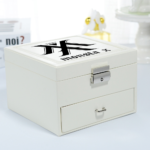 Monsta X Lockable Leather Jewelry Box - Image 3