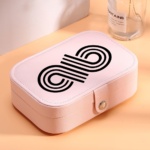 Infinite PU Leather Jewelry Zippered Box - Image 2