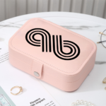 Infinite PU Leather Jewelry Zippered Box