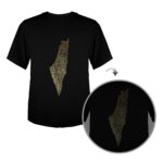 Glow in the Dark Palestine Map Men's T-Shirt