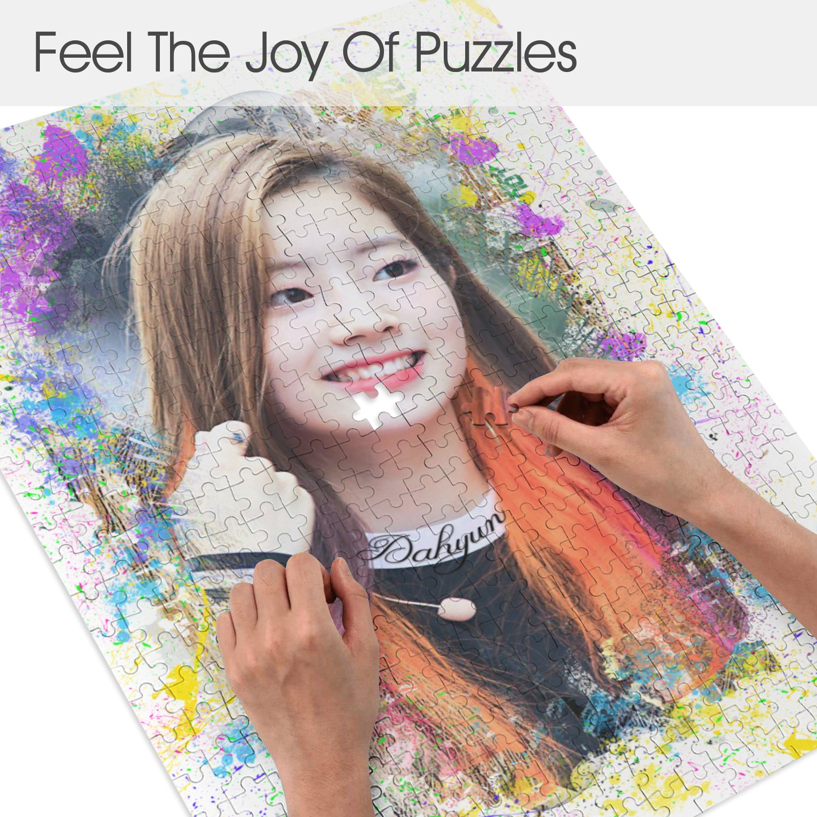 9f87e6d49ca5d88b23b2dbf8ec0e4f9a.jpg Twice Dahyun 500-Piece Wooden Jigsaw Puzzles - Image 3