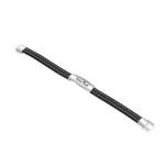 Custom Name Buckle-up Braided Leather Bracelet - Image 3